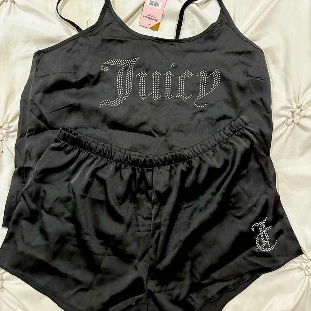 Juicy couture satin pj set 💗🧃